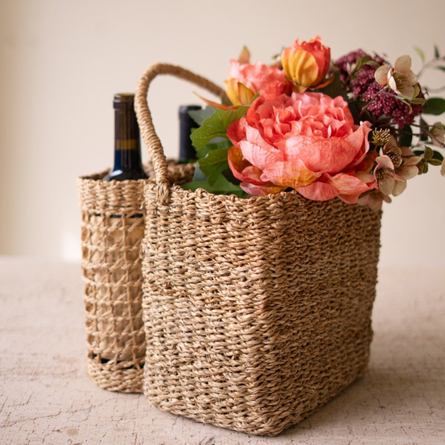 Seagrass Wine and Storage Basket
