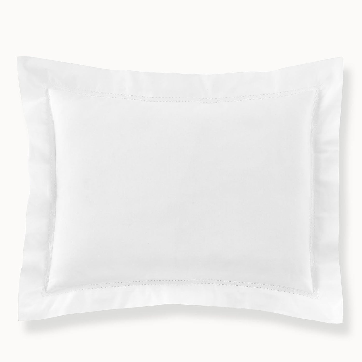 Peacock Alley Virtuoso Sateen Pillow Sham 600 thread count cotton sateen pillow sham, corner and edge detail