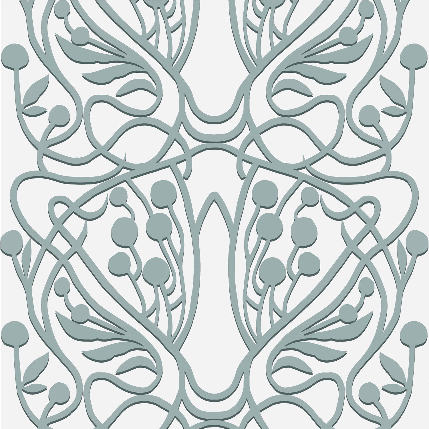 Mitchell Black Vineyard Wallpaper