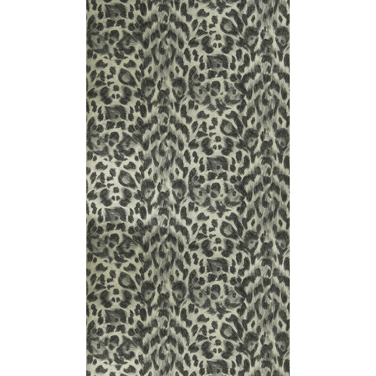 Clarke And Clarke Felis Charcoal/Gold  Wallpaper