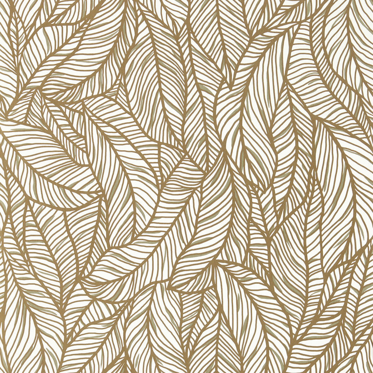 Clarke And Clarke Selva Bronze/Ivory Wp Wallpaper