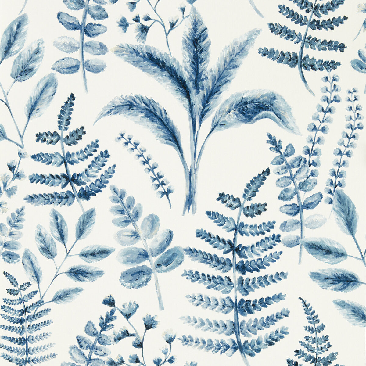 Clarke And Clarke Bracken Denim Wp Wallpaper
