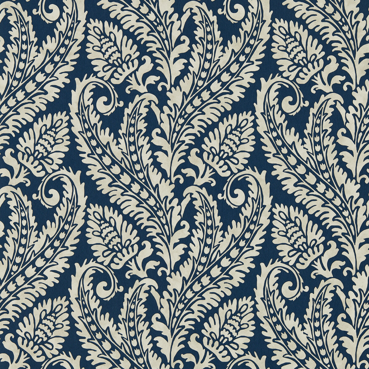 Clarke And Clarke Regale Denim Wp Wallpaper