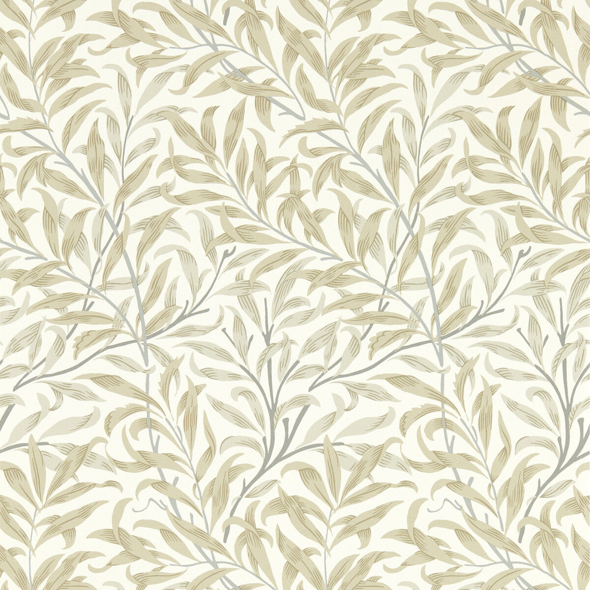 Clarke And Clarke Willow Boughs Linen Wp Wallpaper