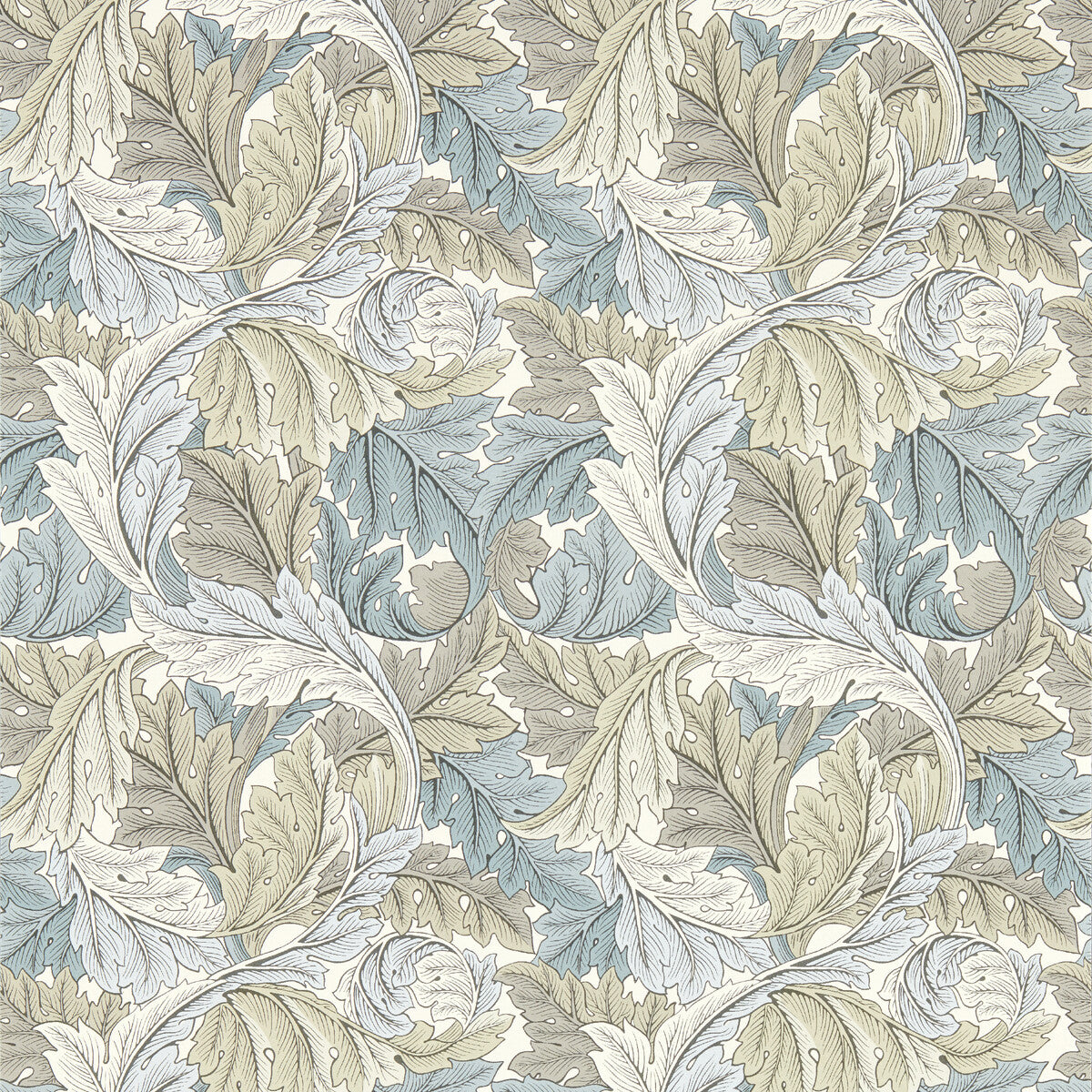 Clarke And Clarke Acanthus Dove Wp Wallpaper