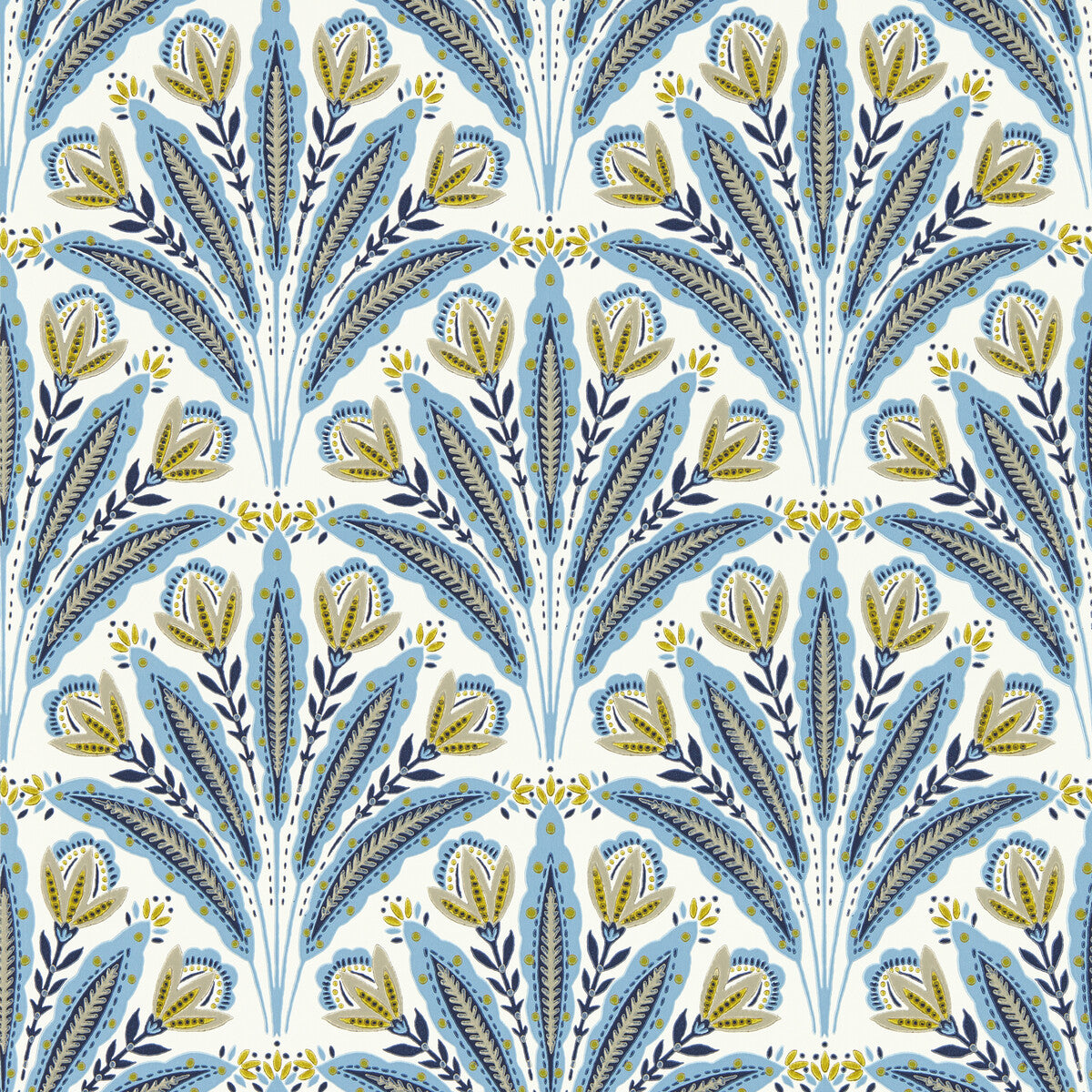 Clarke And Clarke Attingham Denim Wp Wallpaper