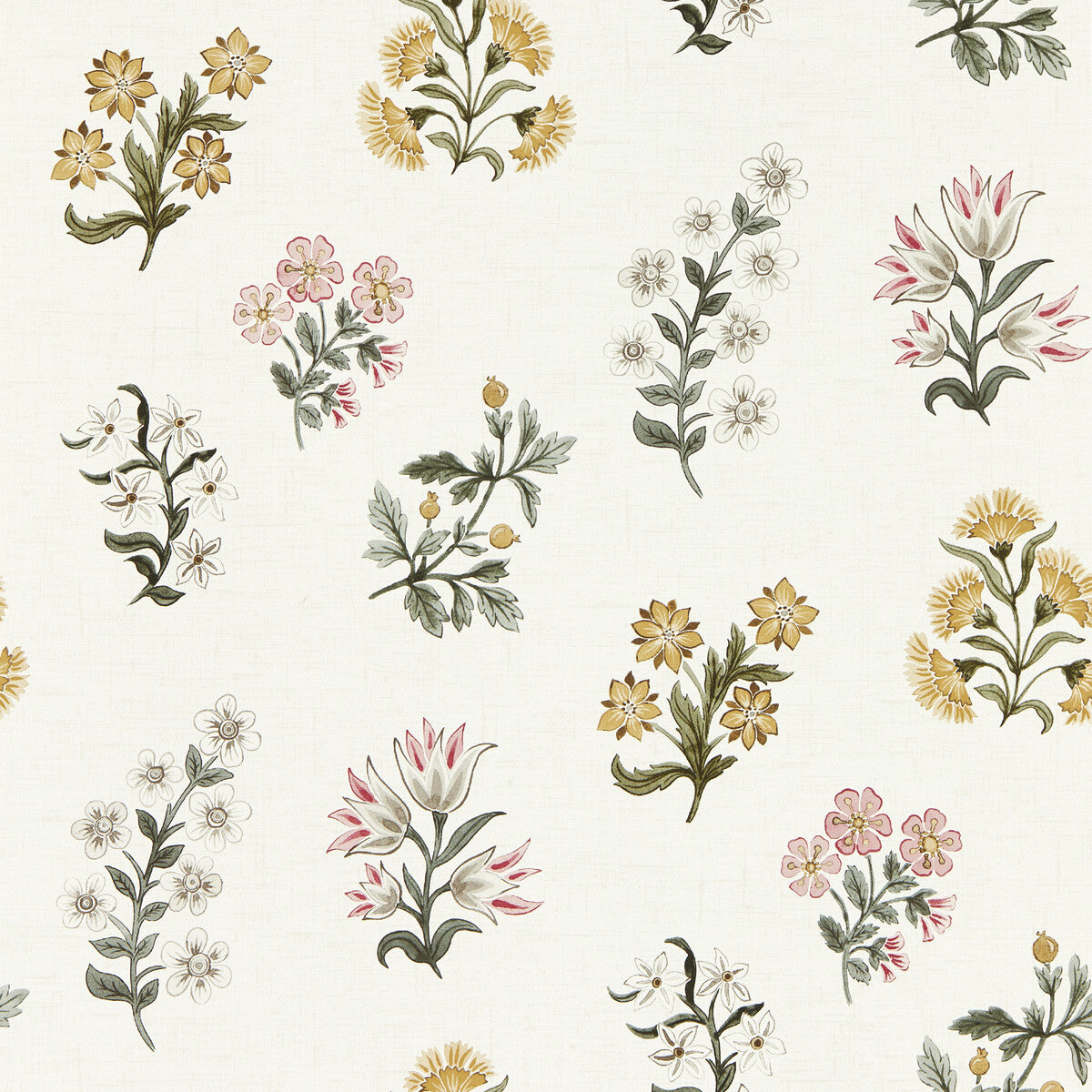 Clarke And Clarke Leiden Blush Ochre Wp Wallpaper