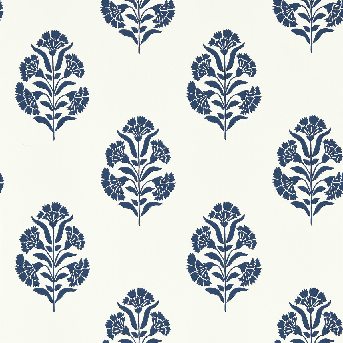 Clarke And Clarke Standen Midnight Wp Wallpaper