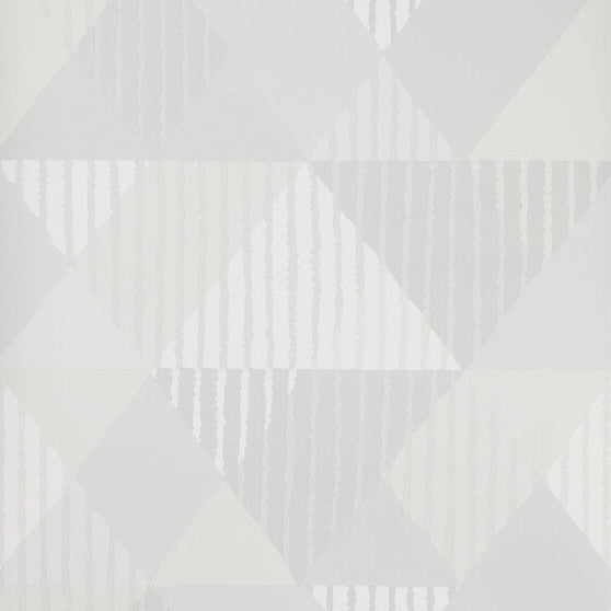 Kravet Design x Sarah Richardson Mod Peaks Platinum Wallpaper