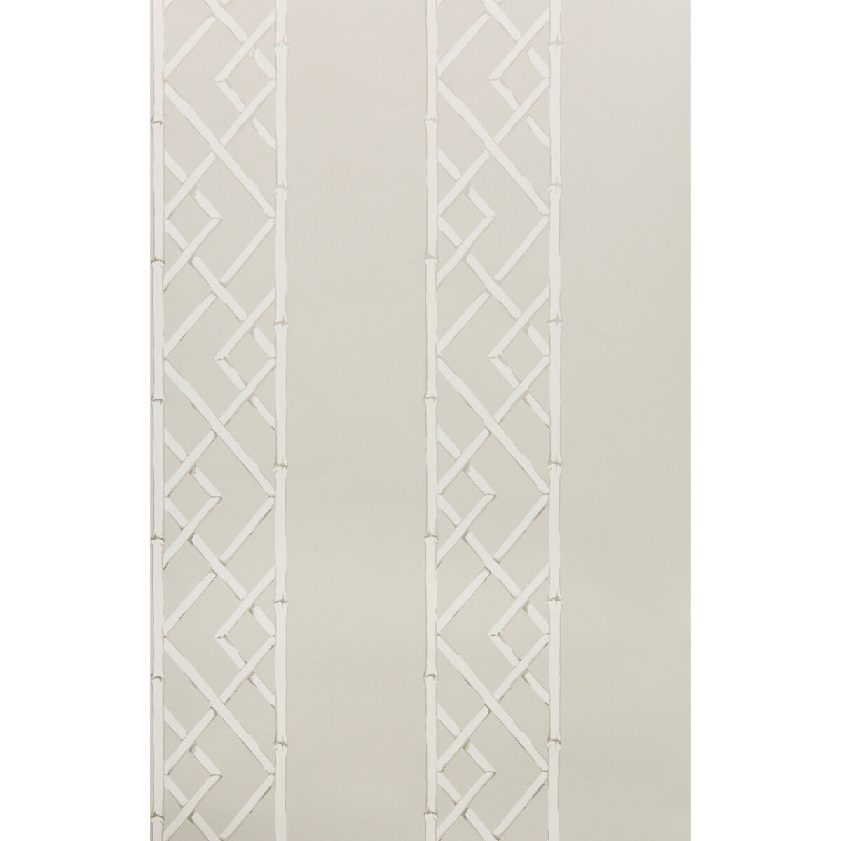 Kravet Design x Sarah Richardson Latticework Platinum Wallpaper