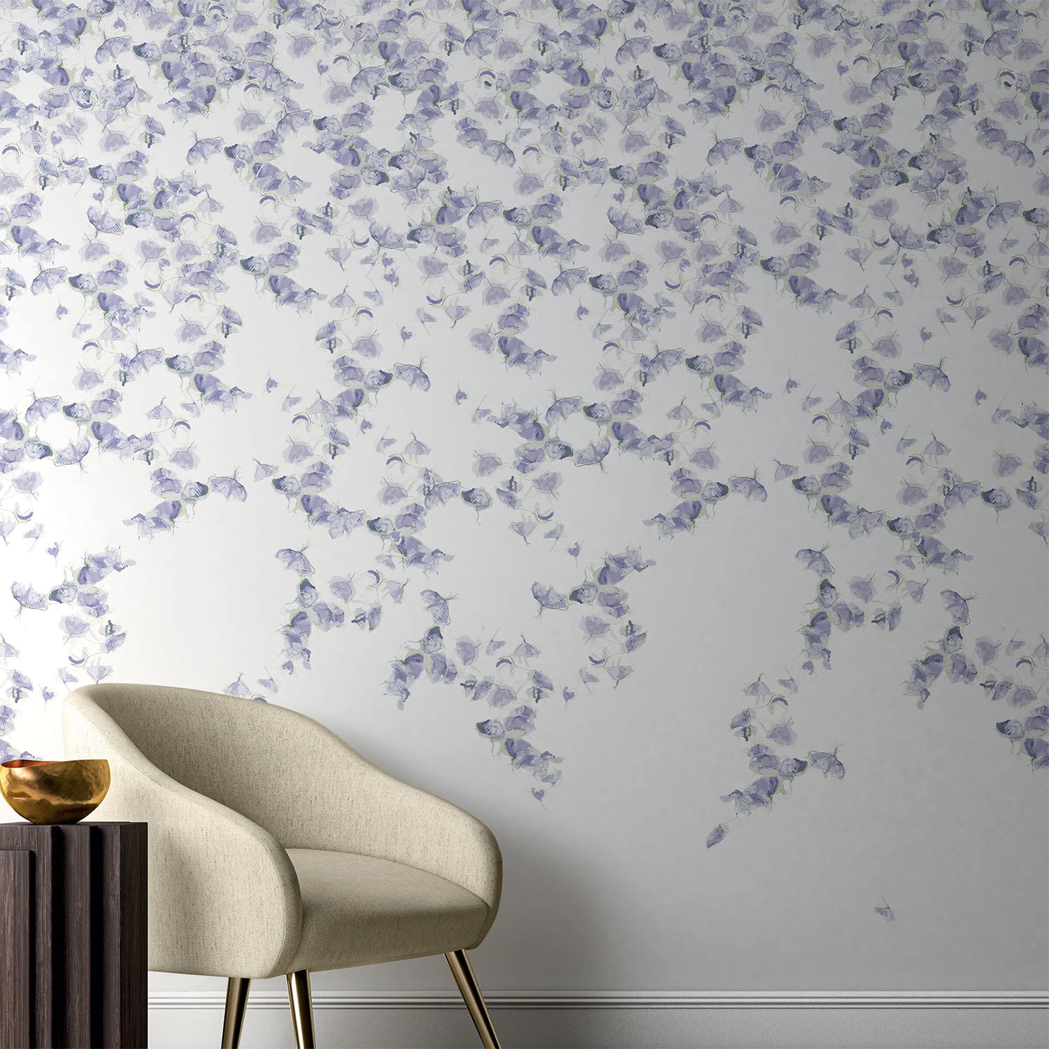 Kravet Couture Falling Ginkgo Spring Wallpaper