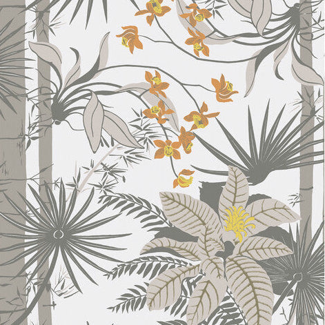 Kravet Couture Orquidea Tobacco Wallpaper