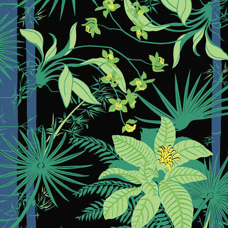 Kravet Couture Orquidea Folia Wallpaper