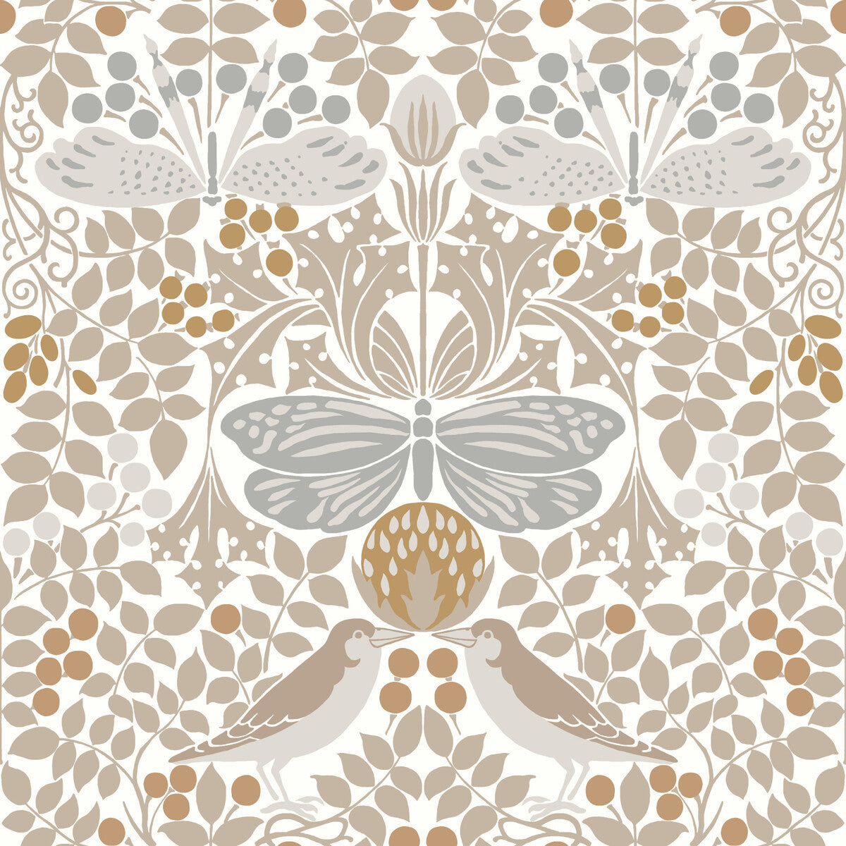 Ronald Redding Arts & Crafts x Kravet Design W3929-1611 Wallpaper