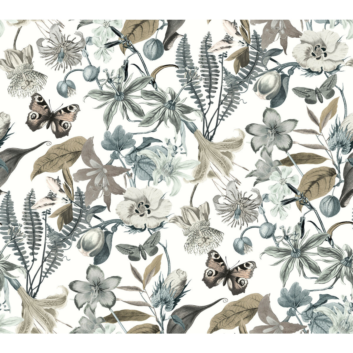Blooms Second Edition Resource Library x Kravet Design W4133-516 Wallpaper