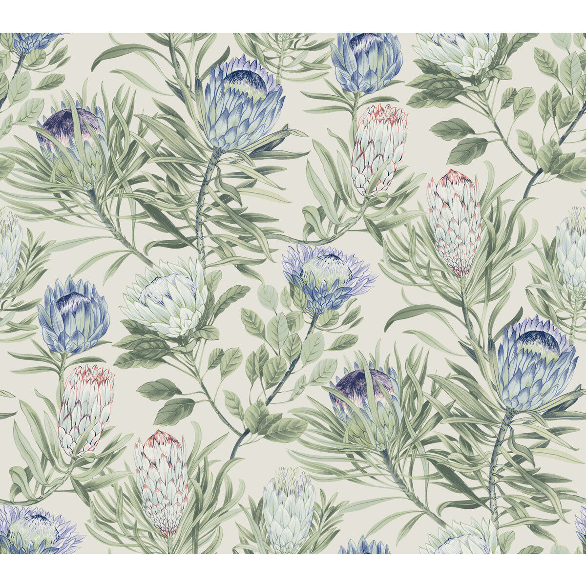 Blooms Second Edition Resource Library x Kravet Design W4136-510 Wallpaper