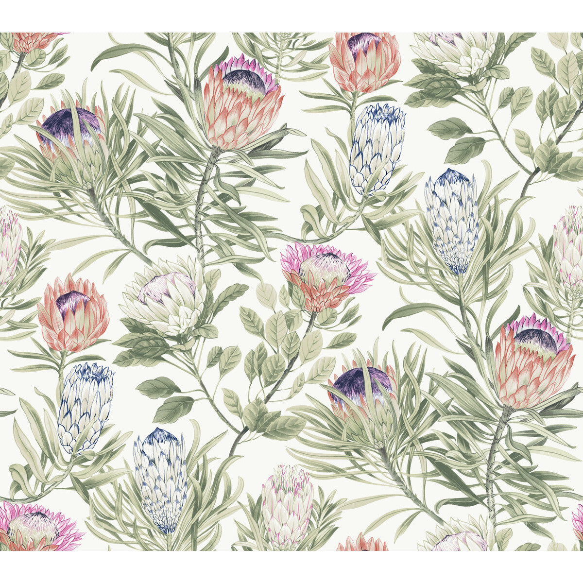 Blooms Second Edition Resource Library x Kravet Design W4136-710 Wallpaper