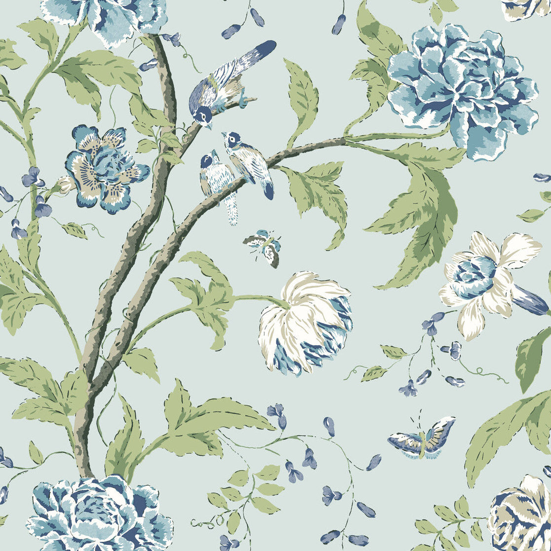 Blooms Second Edition Resource Library x Kravet Design W4139-15 Wallpaper