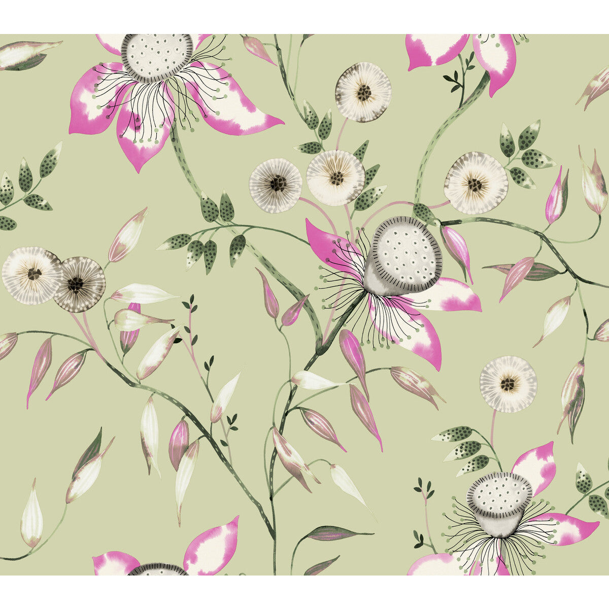Blooms Second Edition Resource Library x Kravet Design W4140-317 Wallpaper