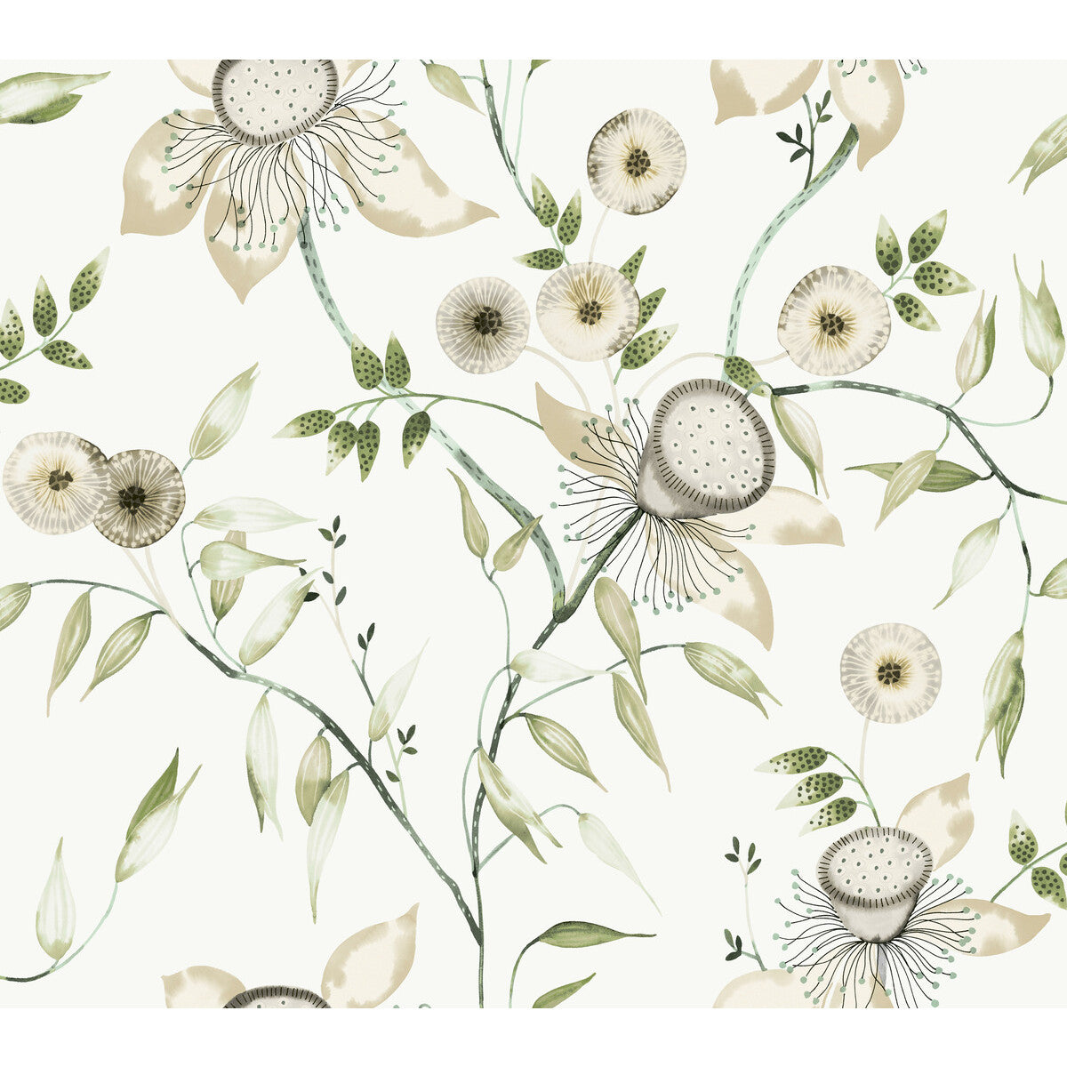 Blooms Second Edition Resource Library x Kravet Design W4140-31 Wallpaper