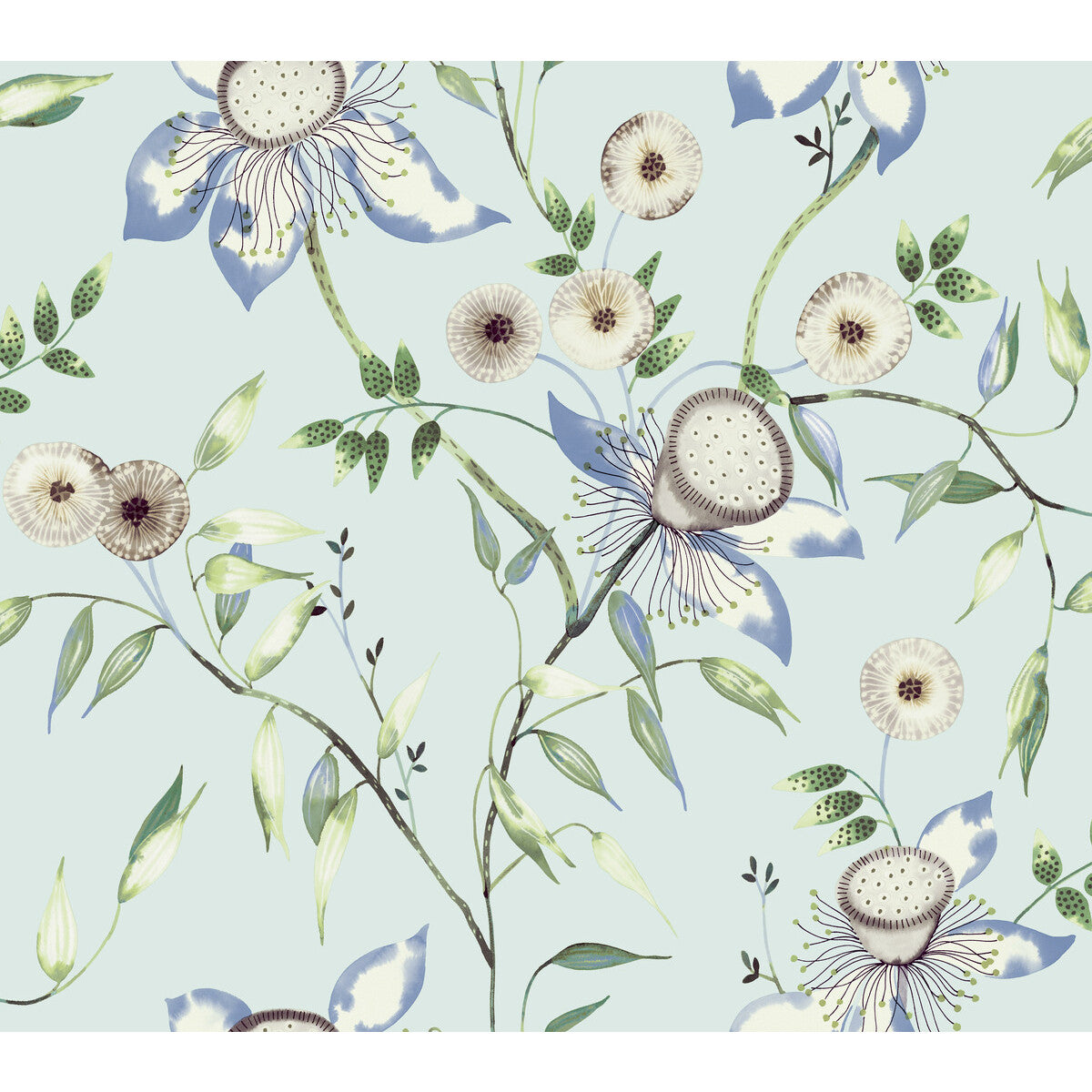 Blooms Second Edition Resource Library x Kravet Design W4140-5 Wallpaper