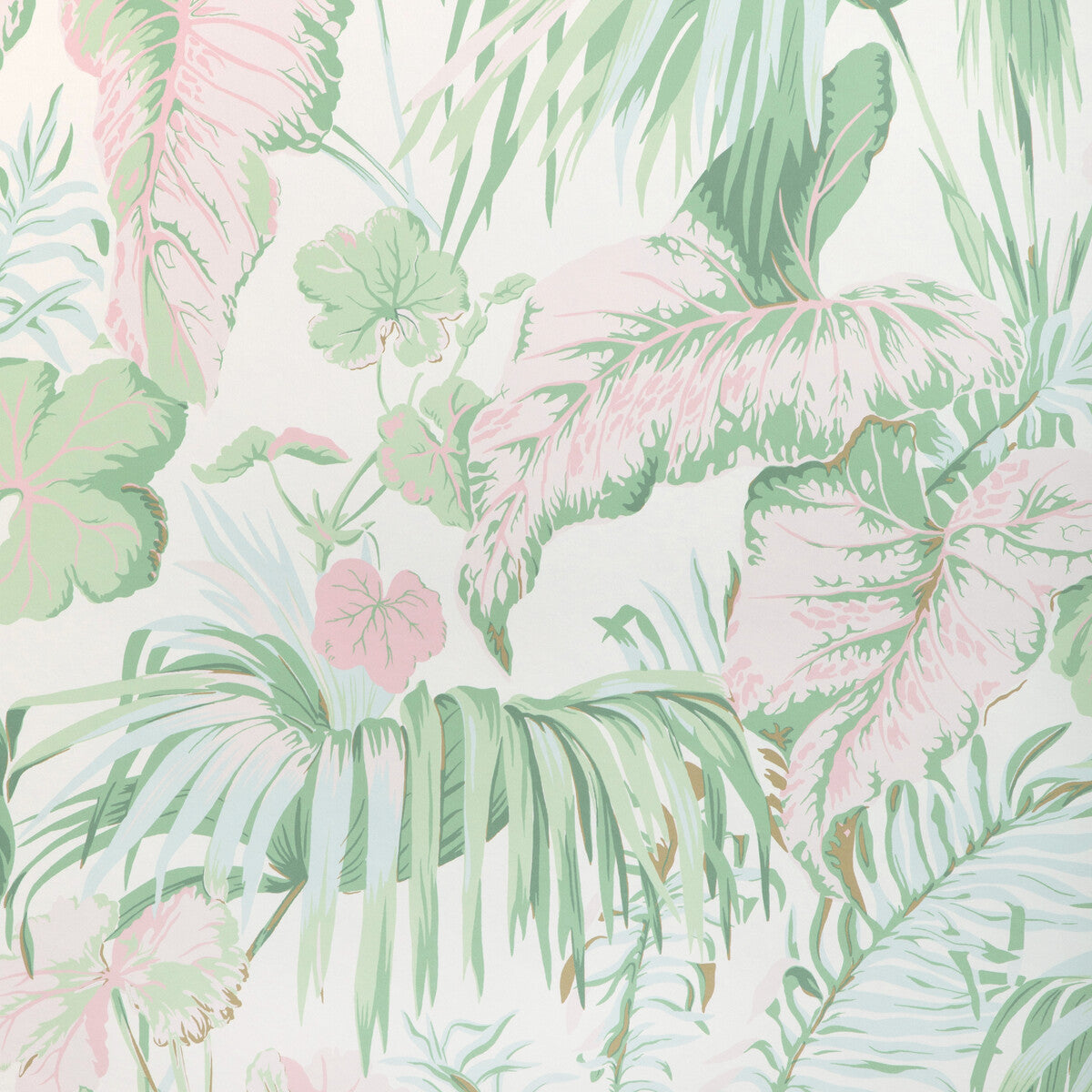 Kravet Couture Yasuni Wp Pink Palm Wallpaper