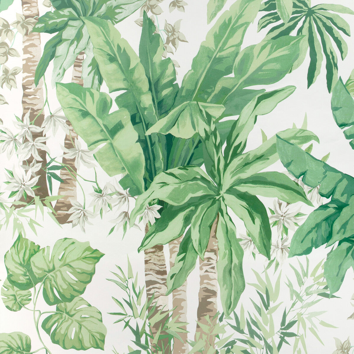 Kravet Couture Junglewood Pnl Verde Wallpaper