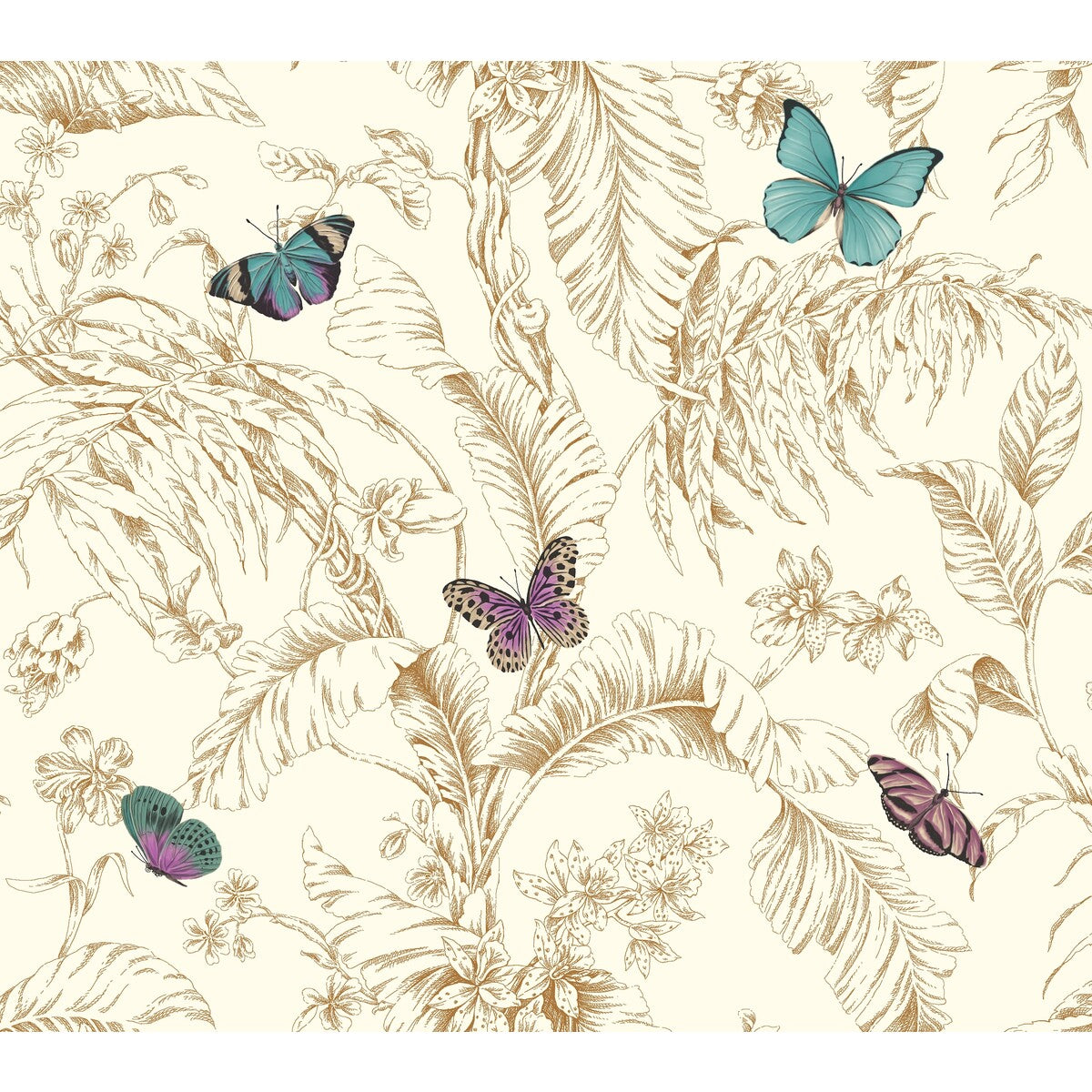 Toiles Resource Library x Kravet Design W4234-413 Wallpaper