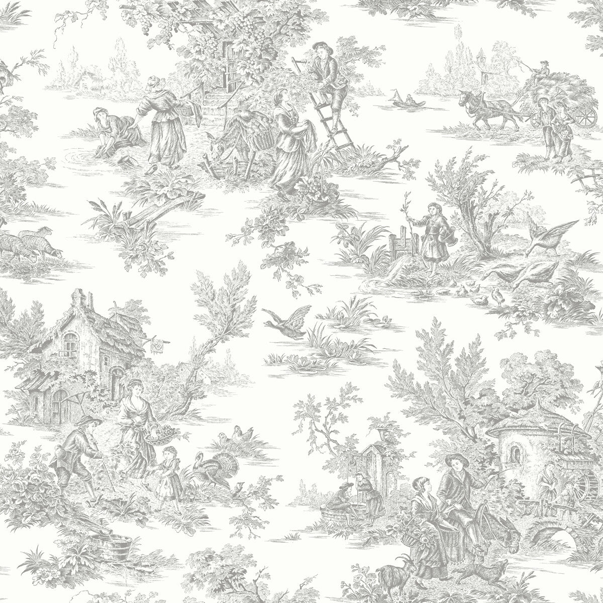Toiles Resource Library x Kravet Design W4235-1101 Wallpaper