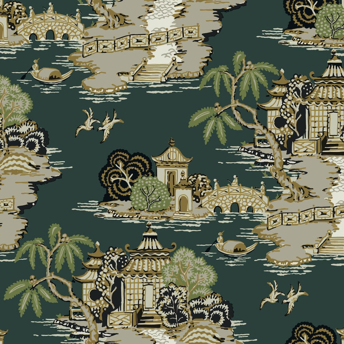 Toiles Resource Library x Kravet Design W4247-435 Wallpaper