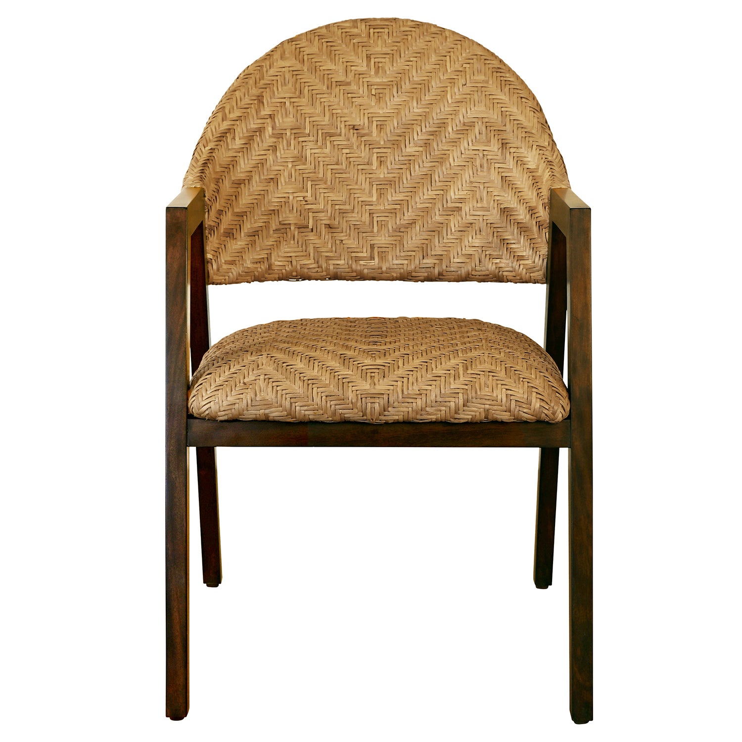Worlds Away Walter Rattan Dining Chair