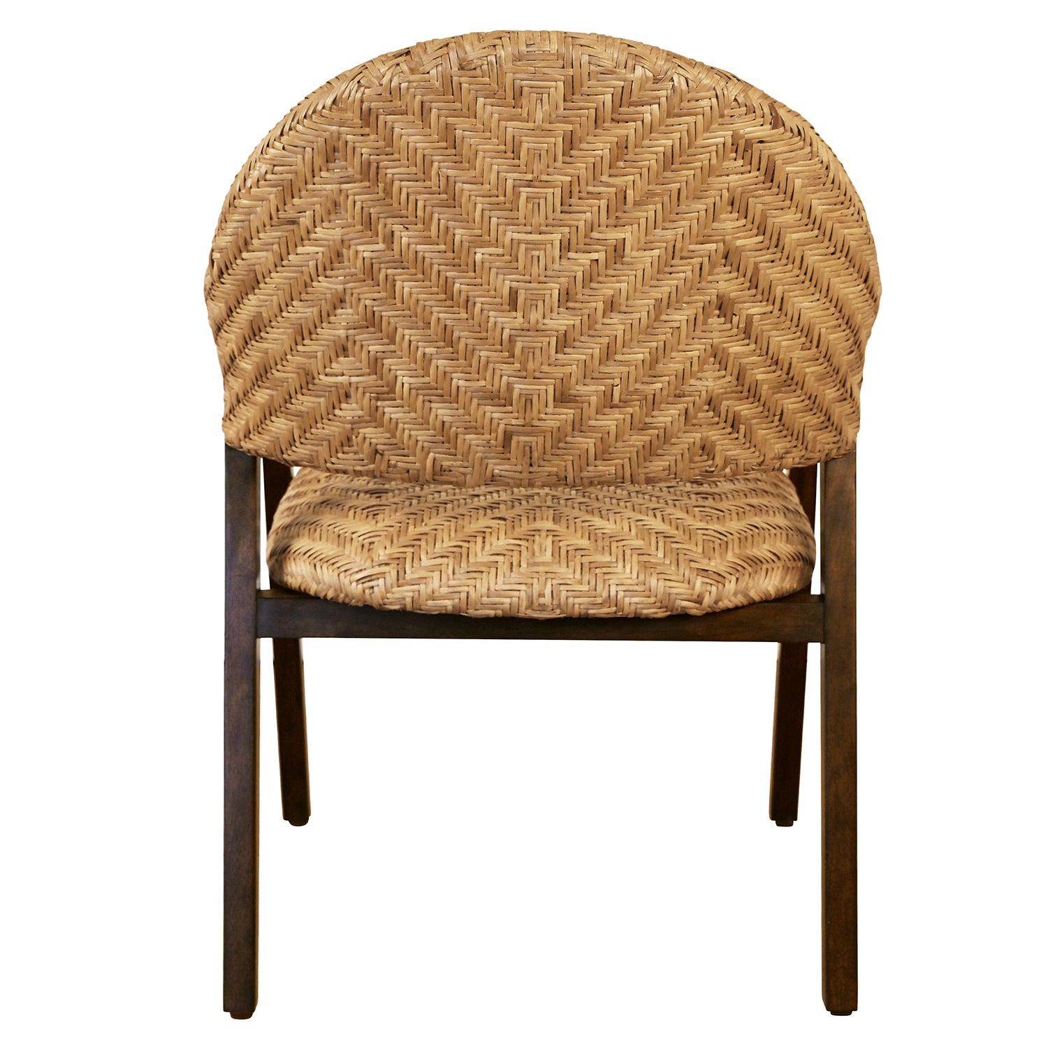 Worlds Away Walter Rattan Dining Chair