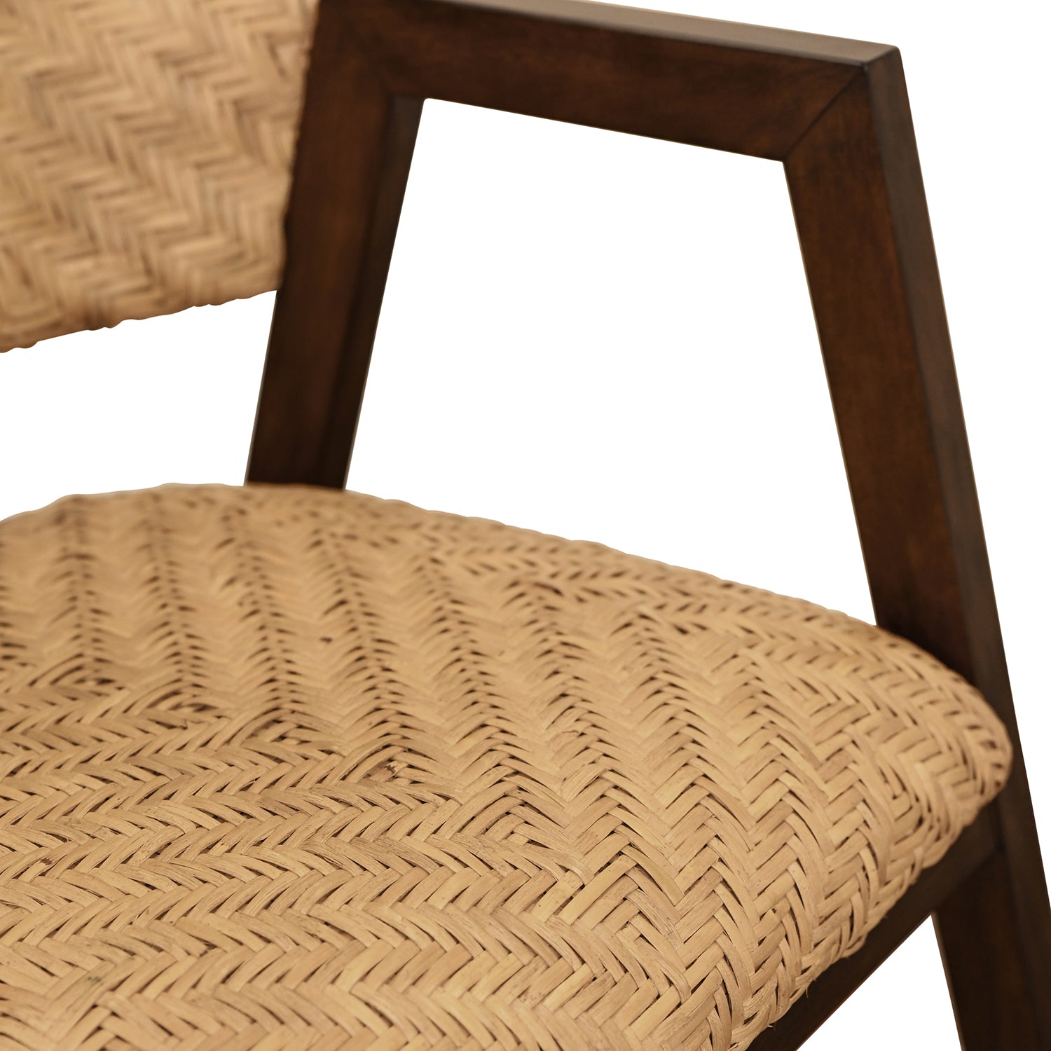 Worlds Away Walter Rattan Dining Chair