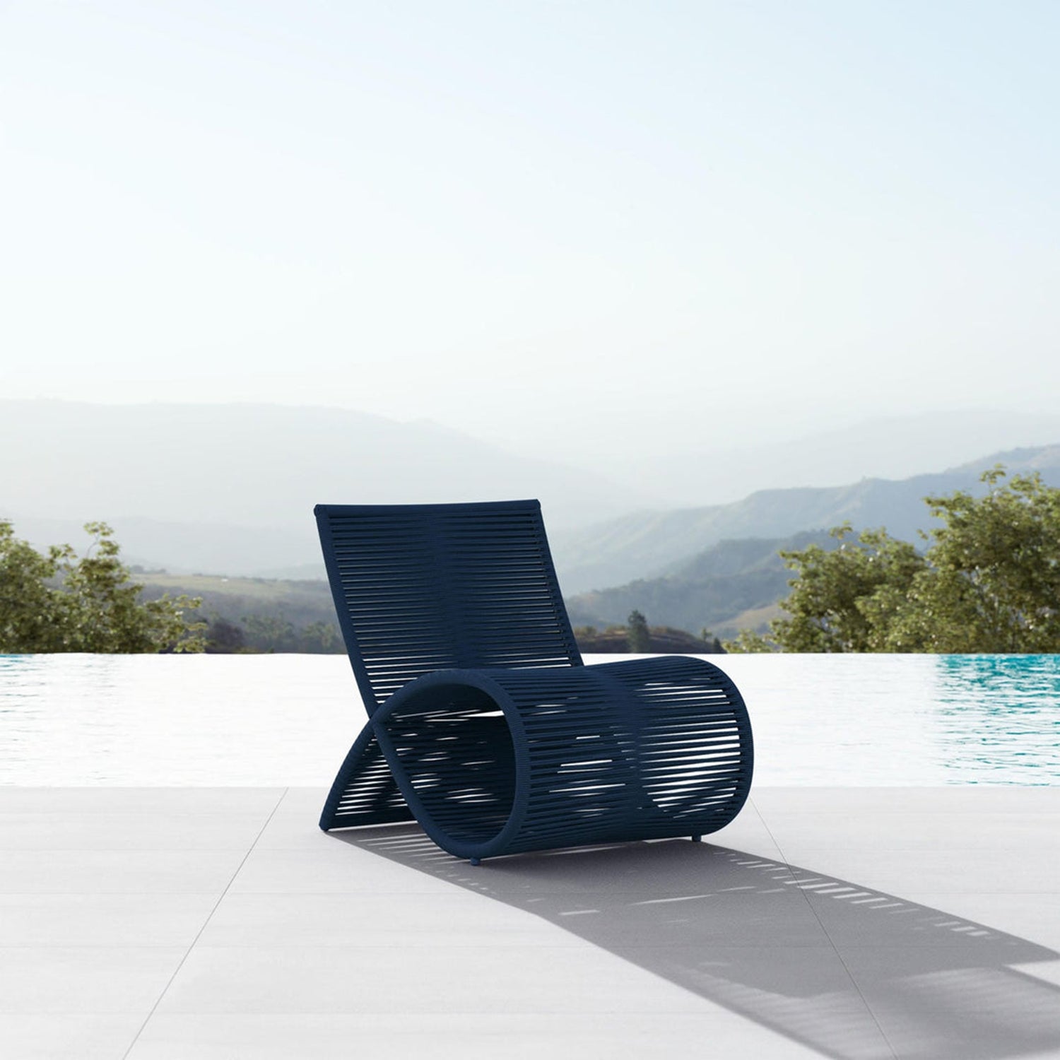 Azzuro Living Wave Club Chair Set of 2