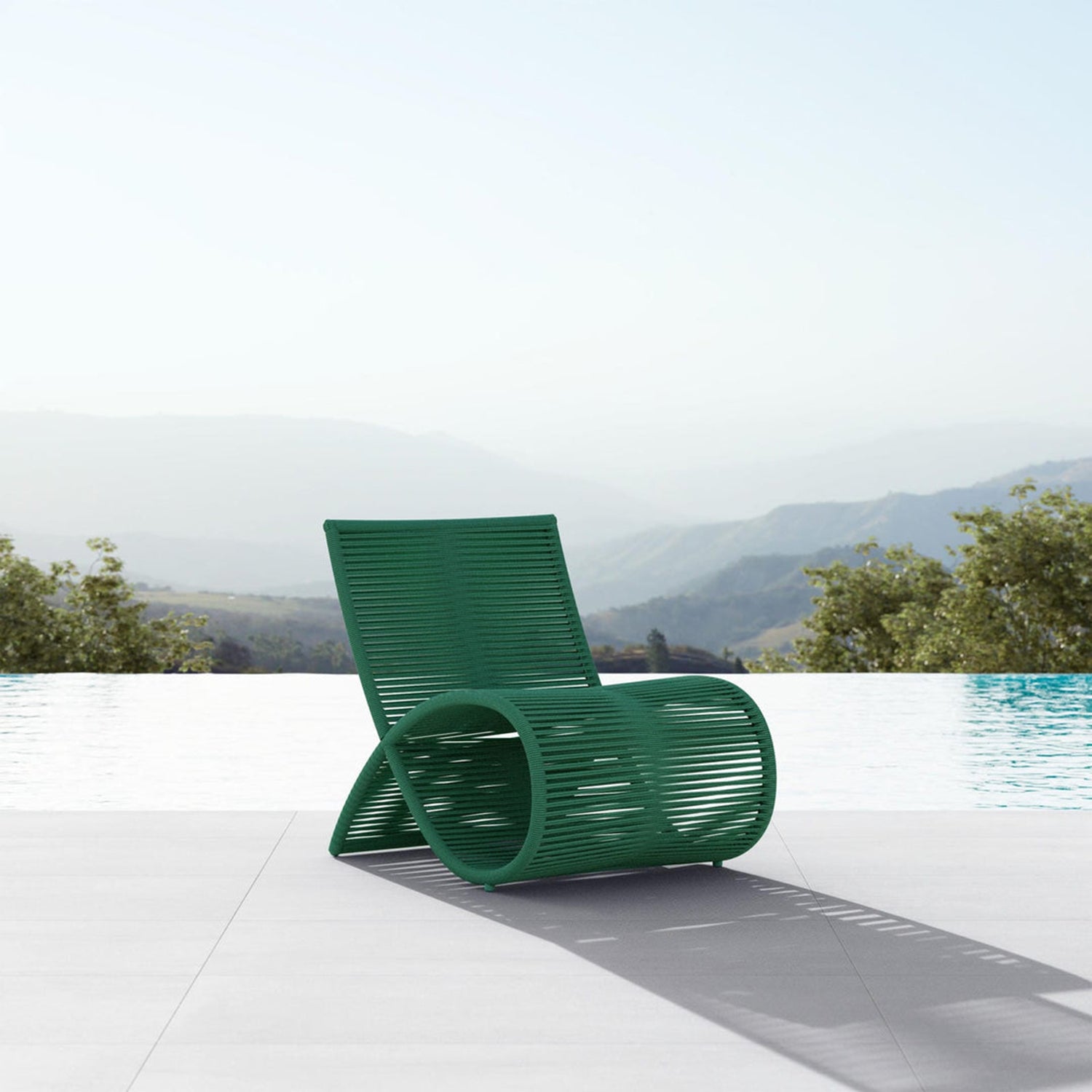 Azzuro Living Wave Club Chair Set of 2