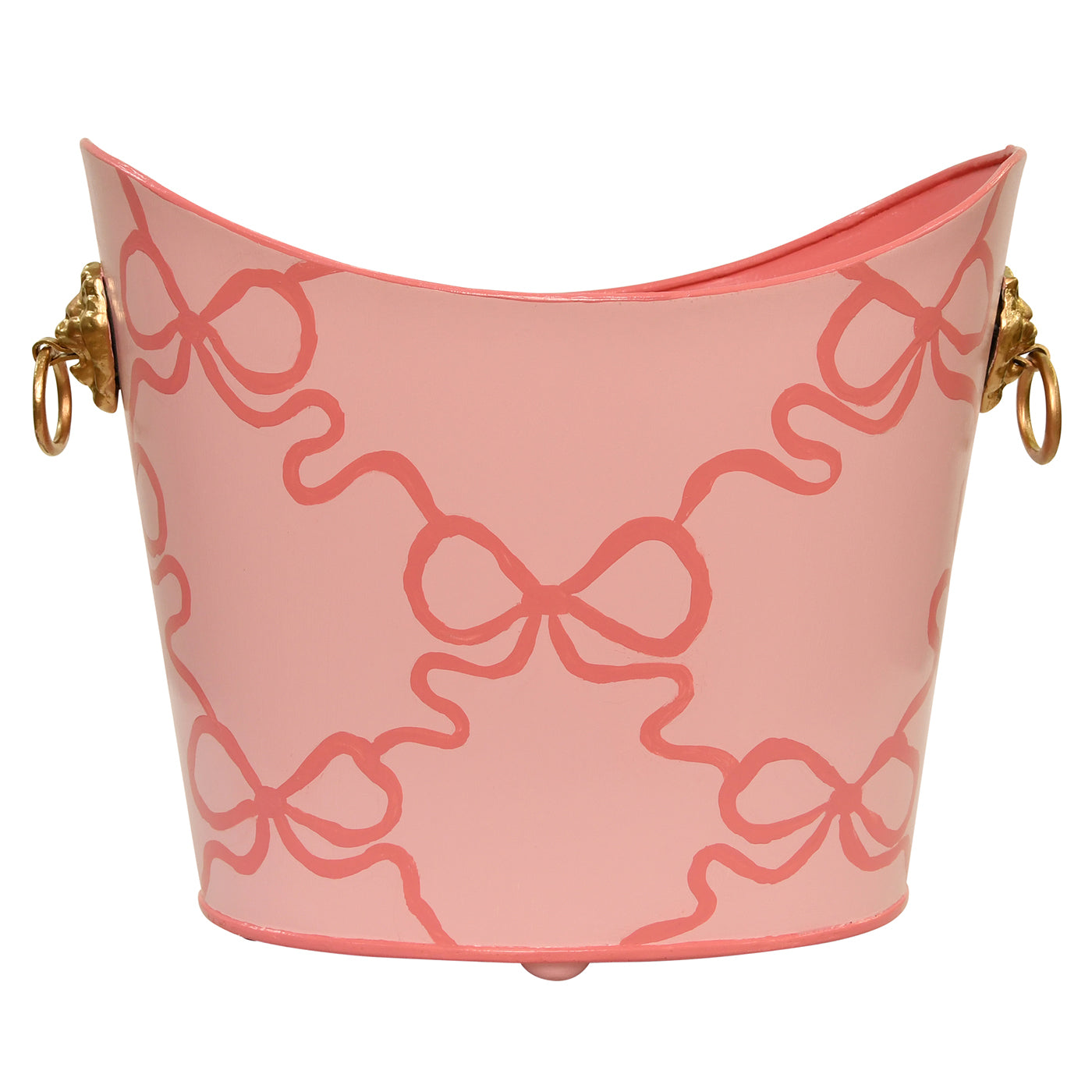 Worlds Away Small Wastebasket