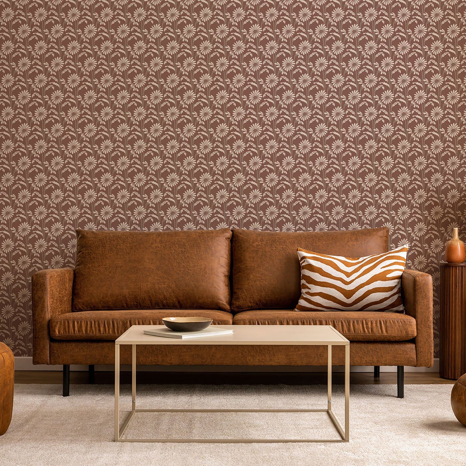 Mitchell Black Woodland Bloom Wallpaper