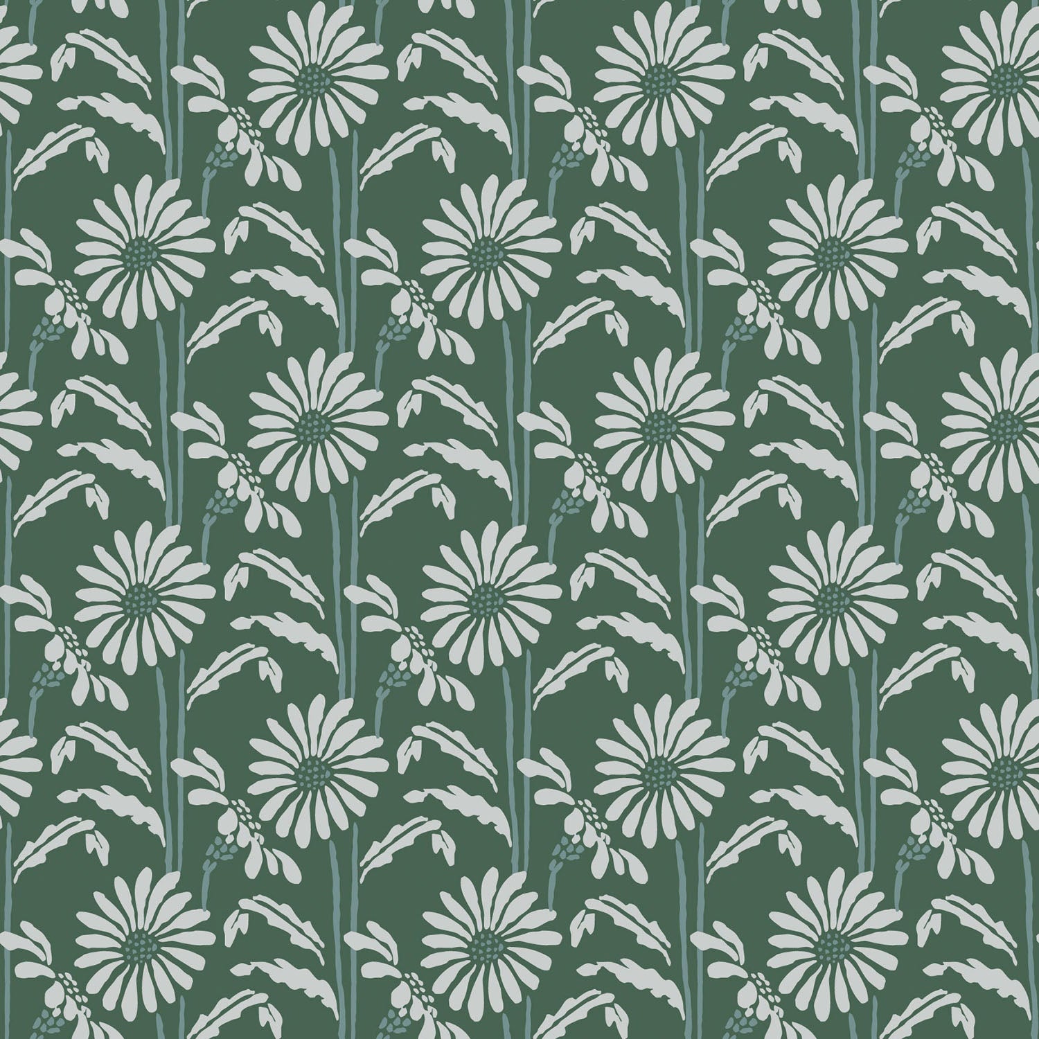 Mitchell Black Woodland Bloom Wallpaper