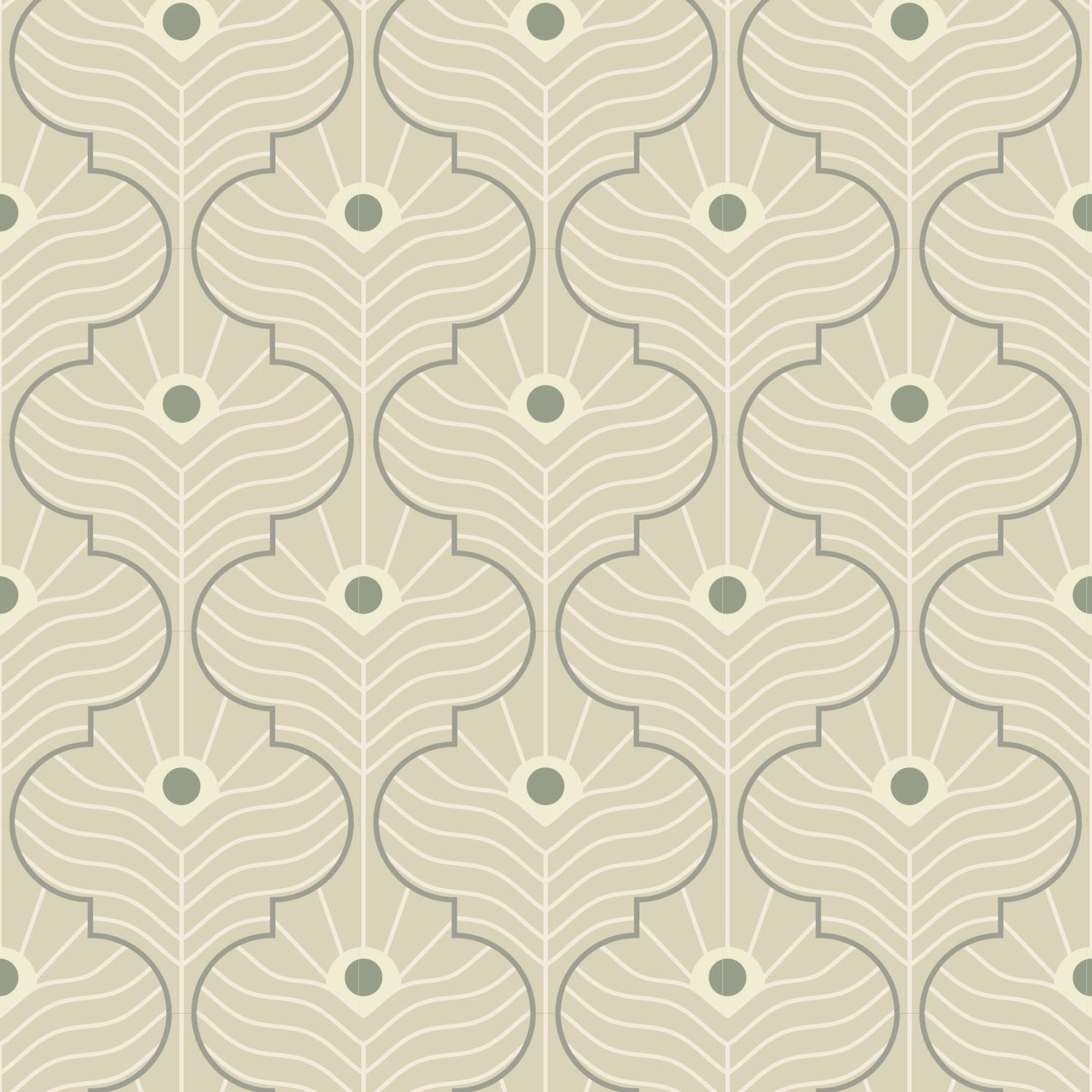 Mitchell Black Moroccan Peacock Wallpaper