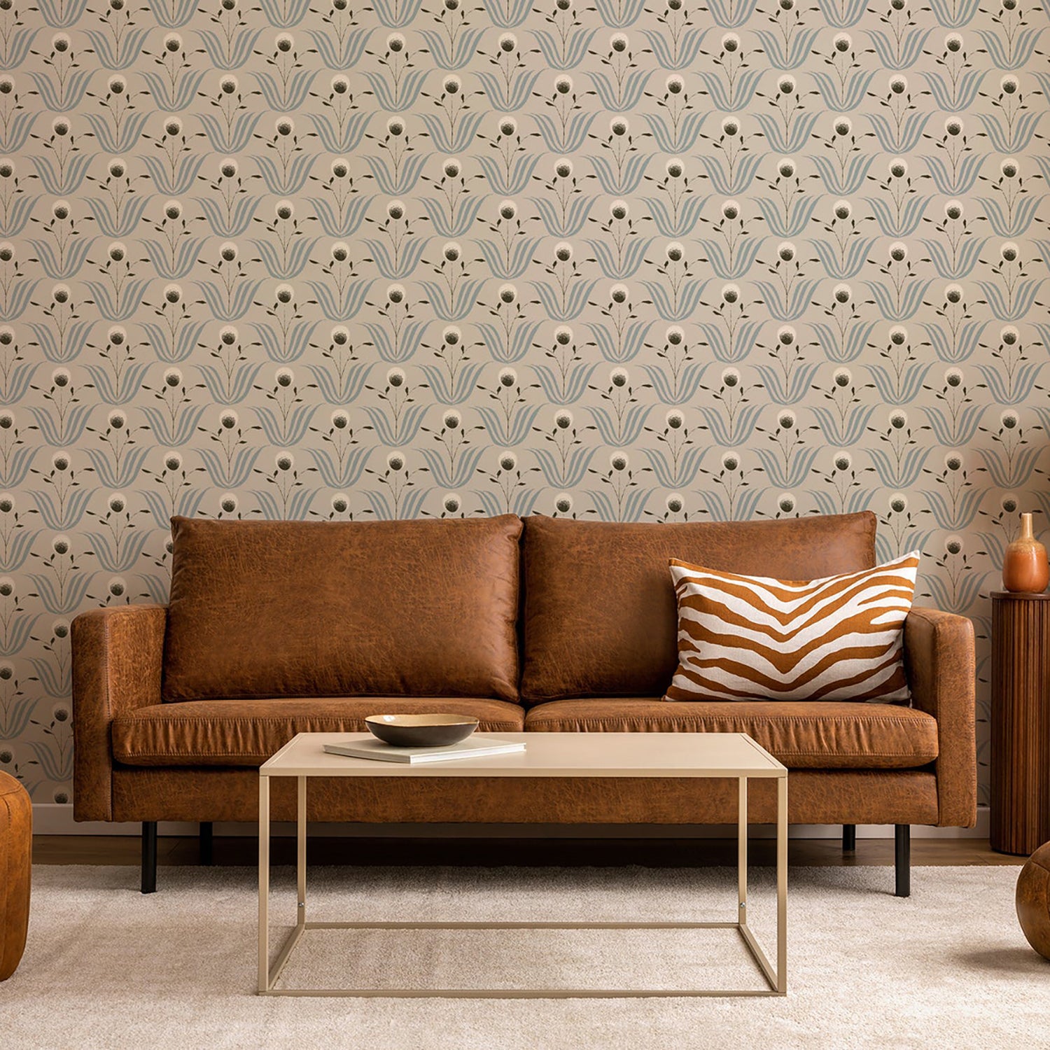 Mitchell Black Spring Bloom Wallpaper