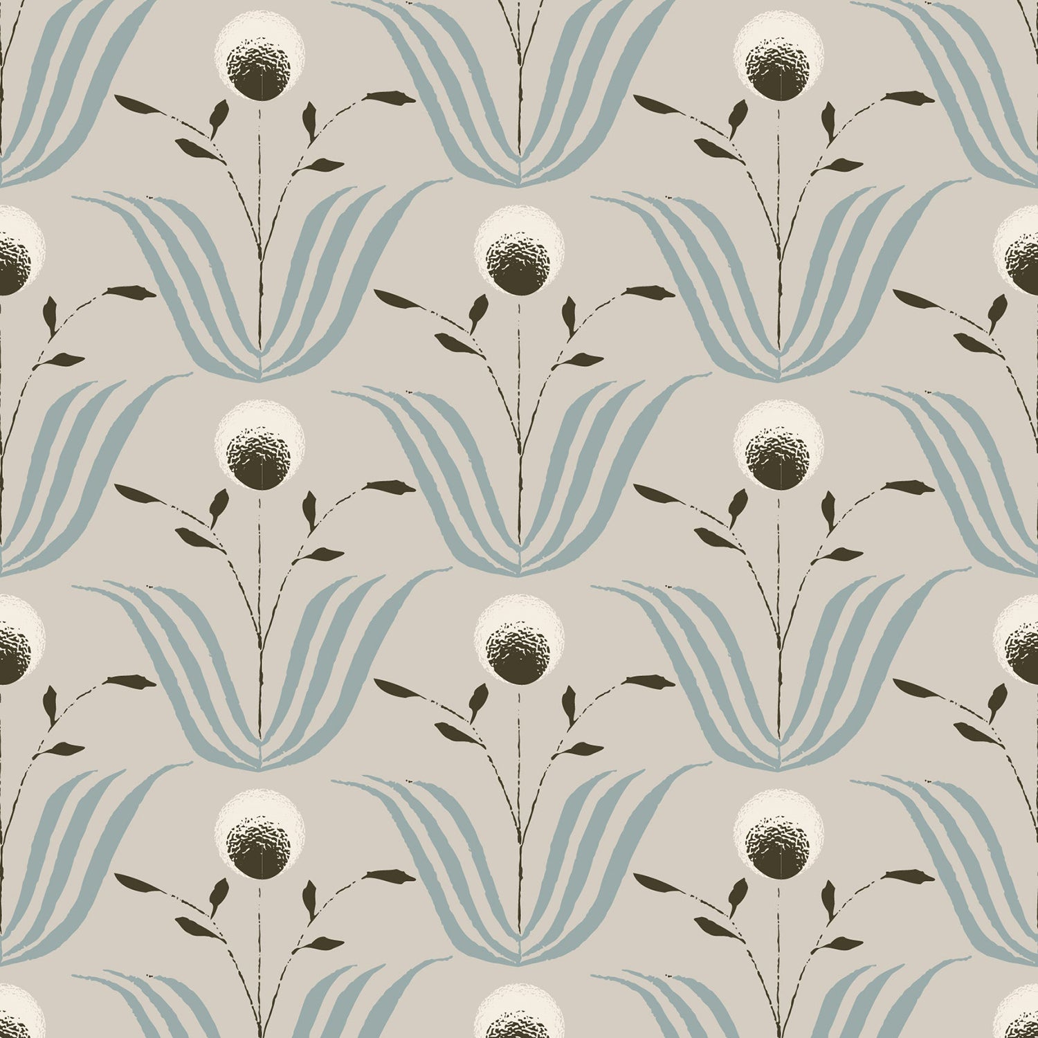 Mitchell Black Spring Bloom Wallpaper