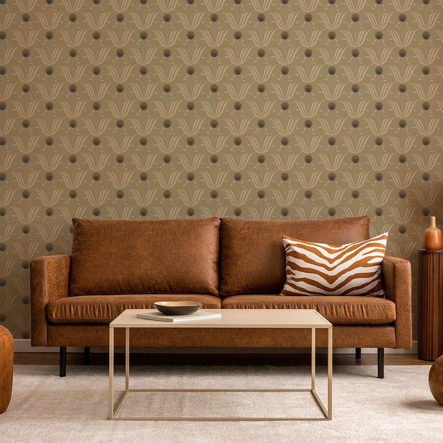 Mitchell Black Spring Bloom Wallpaper