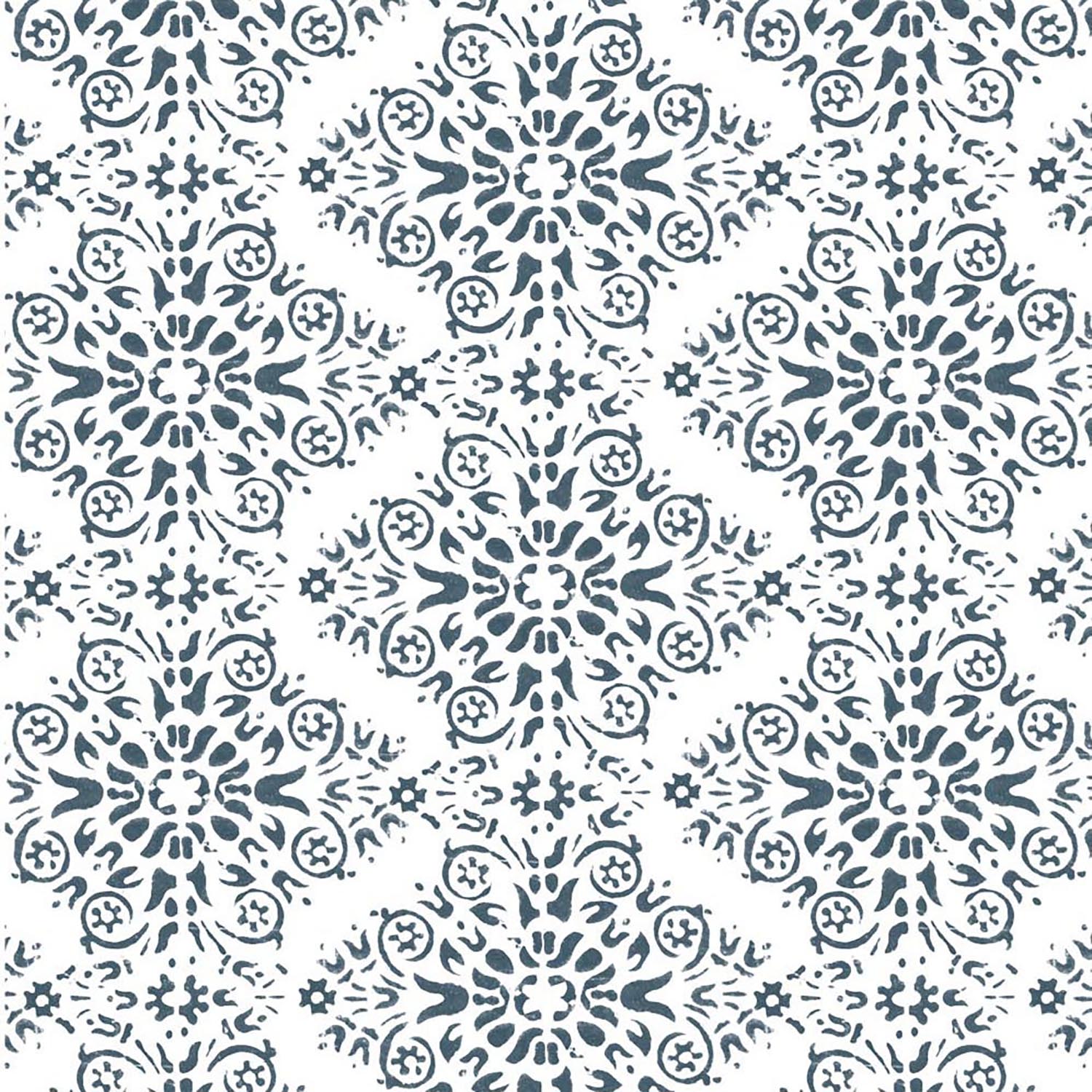 Mitchell Black Timbre Damask Wallpaper