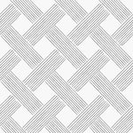 Mitchell Black Lattice Weave Wallpaper