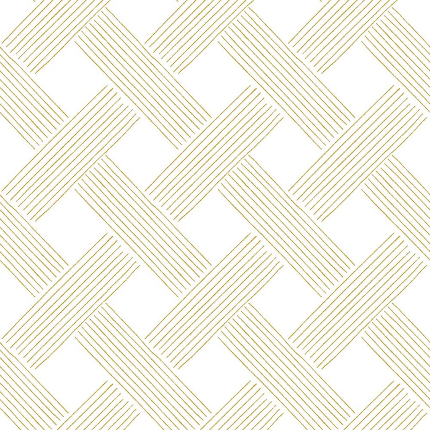 Mitchell Black Lattice Weave Wallpaper