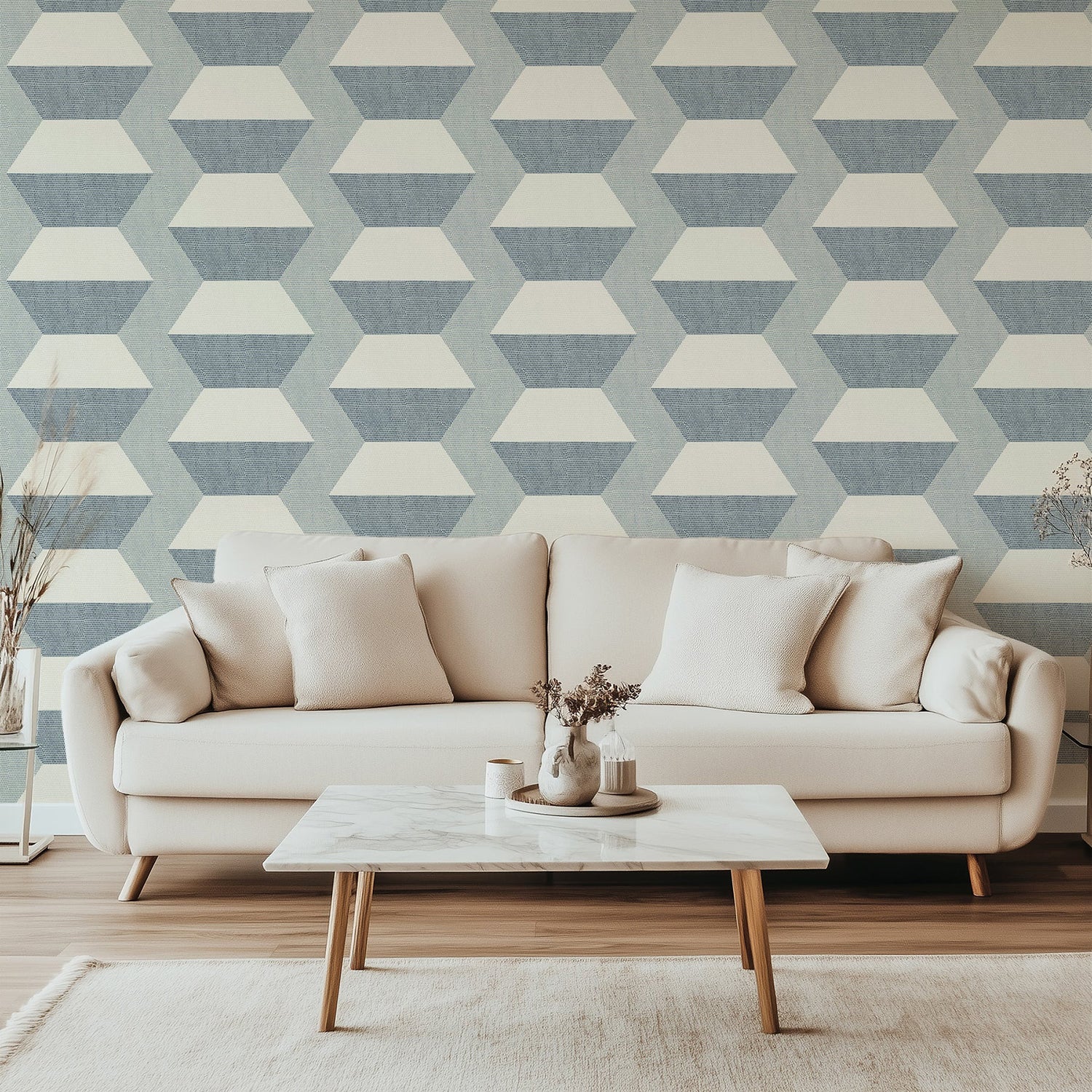 Mitchell Black Infinity Blocks Wallpaper