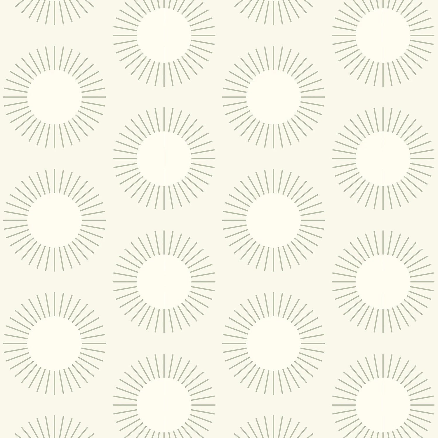 Mitchell Black Sunburst Wallpaper