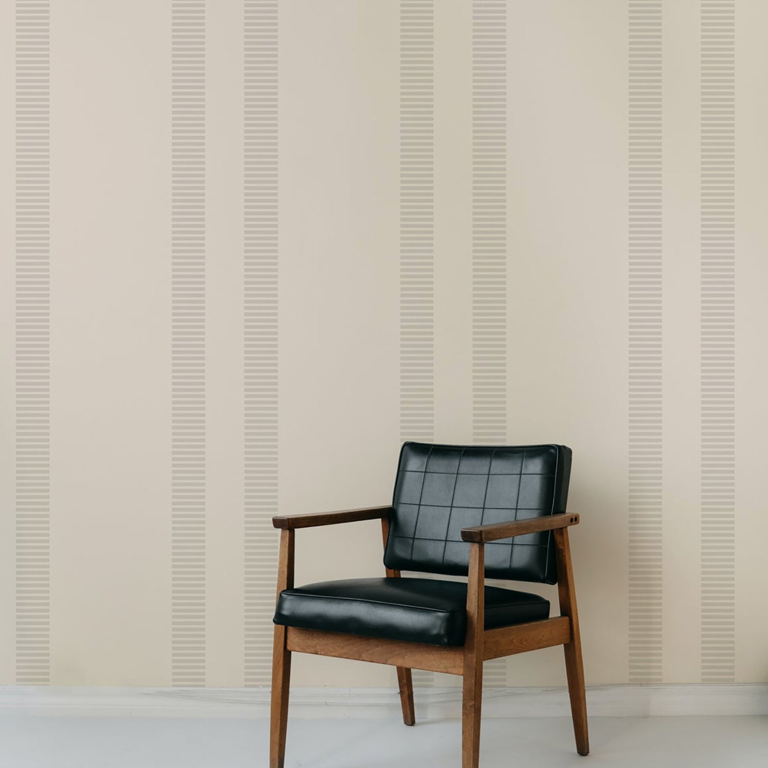 Mitchell Black Colonnade Wallpaper