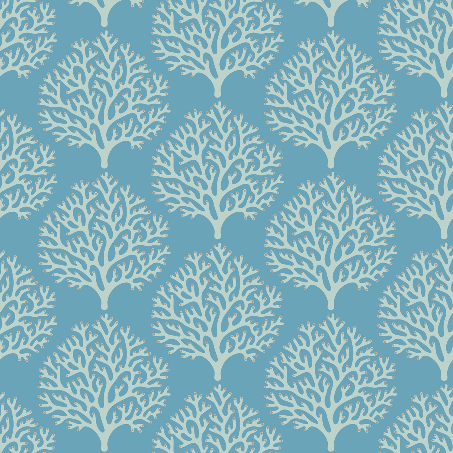 Mitchell Black Beach Coral Wallpaper