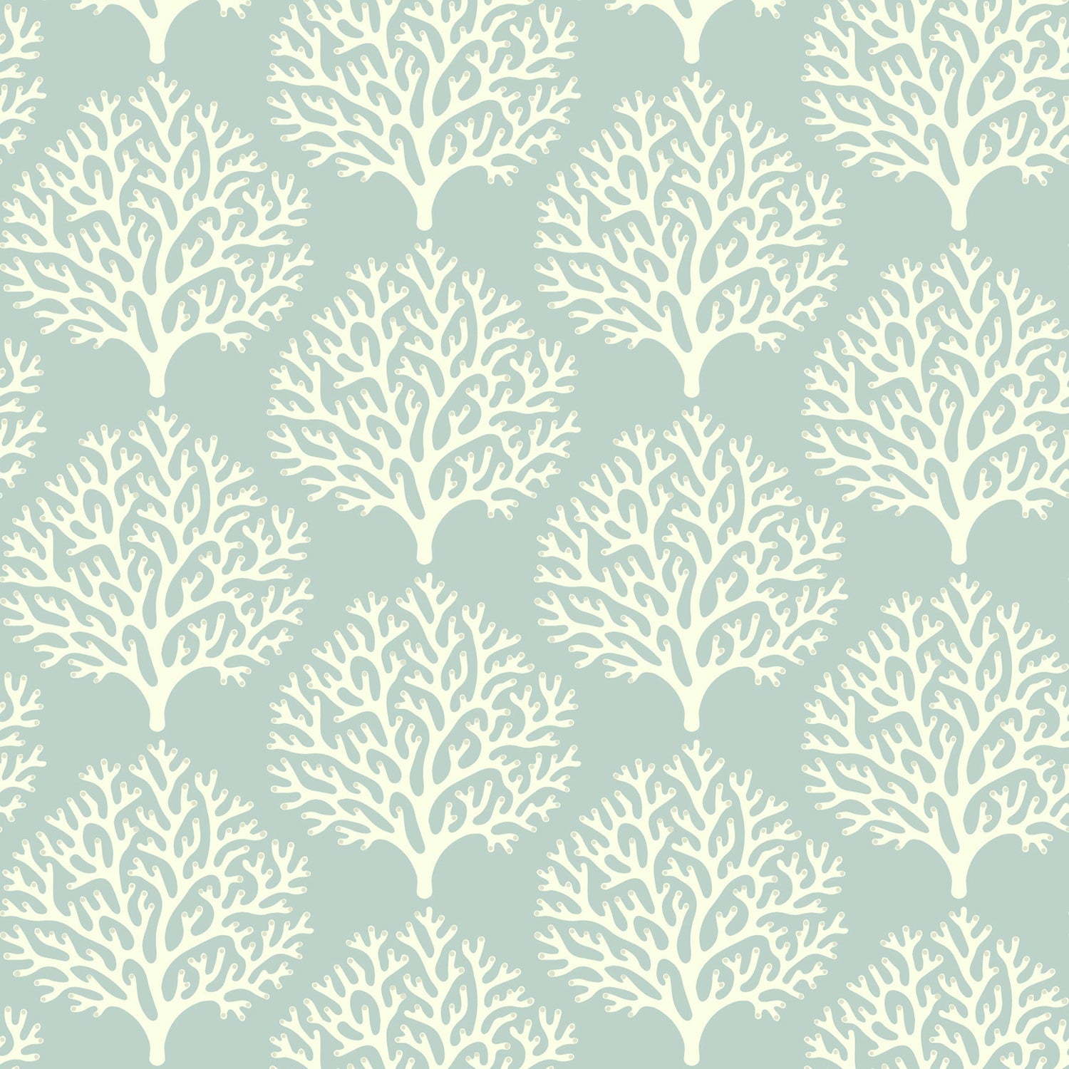 Mitchell Black Beach Coral Wallpaper